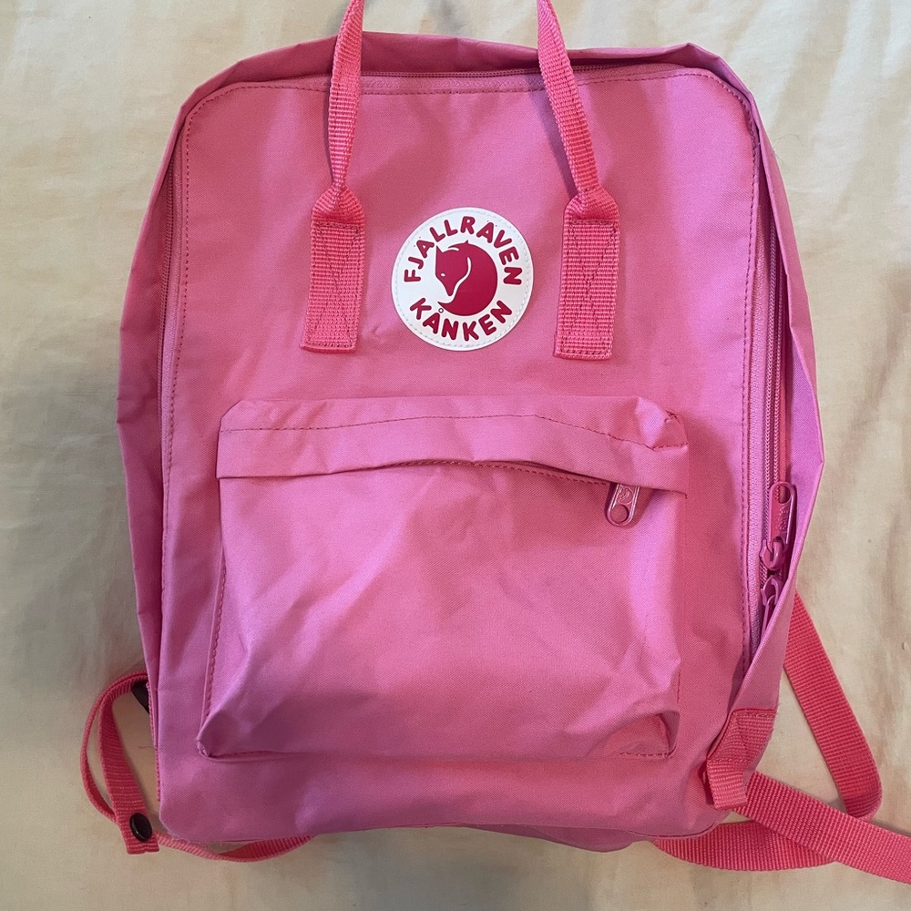 Pink Fjallraven Kanken Backpack